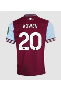 West Ham United Jarrod Bowen #20 Jalkapallovaatteet Kotipaita 2024-25 Lyhythihainen